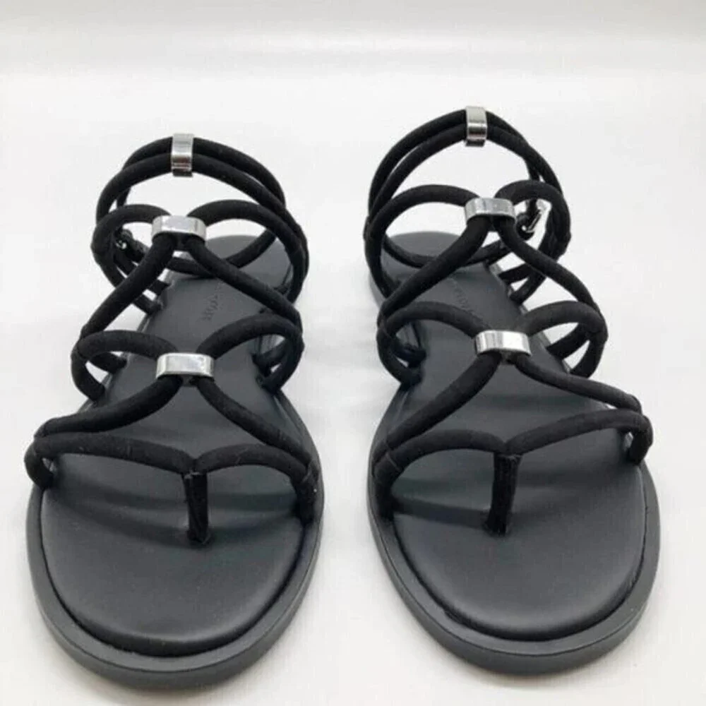 REBECCA MINKOFF Sarle Strappy Black Sandal